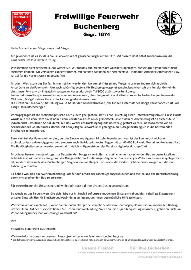 Seite 1 Spendenbrief