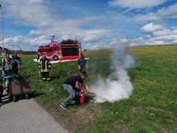 Feuerläschertraining